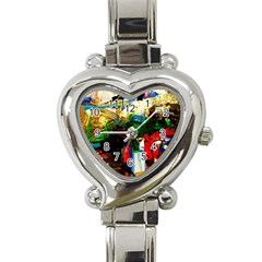 Catalina Island Not So Far 6 Heart Italian Charm Watch