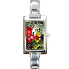 Bow Of Scorpio Before A Butterfly 2 Rectangle Italian Charm Watch by bestdesignintheworld