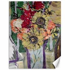 Sunflowers And Lamp Canvas 12  X 16   by bestdesignintheworld