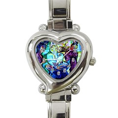 Old Light And New Light Heart Italian Charm Watch