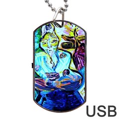 Old Light And New Light Dog Tag USB Flash (Two Sides)