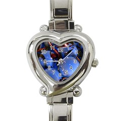 Spheres With Horns 3d Heart Italian Charm Watch