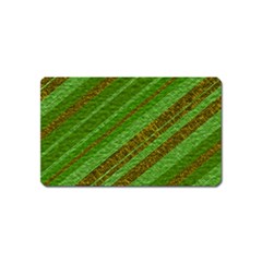 Stripes Course Texture Background Magnet (name Card) by Sapixe