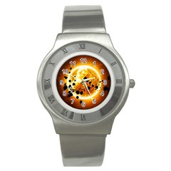 Sun Man Stainless Steel Watch by Sapixe