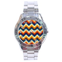 The Amazing Pattern Library Stainless Steel Analogue Watch by Sapixe