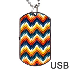 The Amazing Pattern Library Dog Tag Usb Flash (one Side)