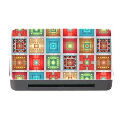 Tiles Pattern Background Colorful Memory Card Reader With Cf by Sapixe