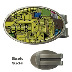 Technology Circuit Board Money Clips (Oval) 