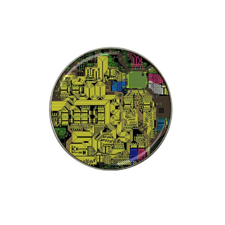 Technology Circuit Board Hat Clip Ball Marker (4 pack)