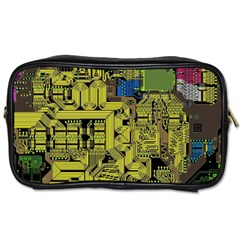 Technology Circuit Board Toiletries Bags 2-Side