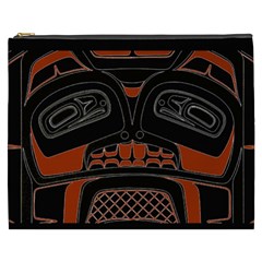 Traditional Northwest Coast Native Art Cosmetic Bag (xxxl) 