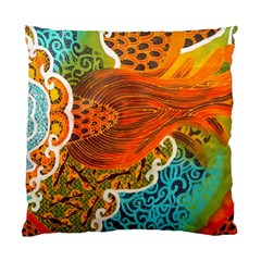 The Beautiful Of Art Indonesian Batik Pattern Standard Cushion Case (two Sides)