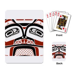 Traditional Northwest Coast Native Art Playing Card by Sapixe