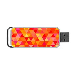 Triangle Tile Mosaic Pattern Portable Usb Flash (two Sides)