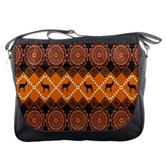 Traditiona  Patterns And African Patterns Messenger Bags