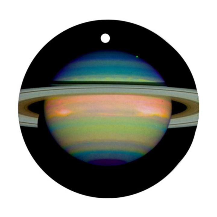 True Color Variety Of The Planet Saturn Ornament (Round)