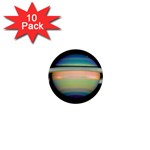 True Color Variety Of The Planet Saturn 1  Mini Magnet (10 pack)  Front