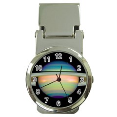 True Color Variety Of The Planet Saturn Money Clip Watches