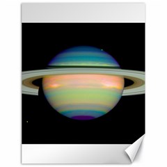 True Color Variety Of The Planet Saturn Canvas 18  x 24  