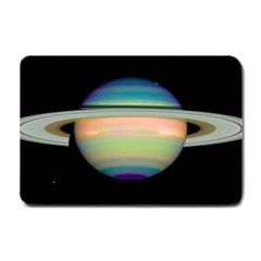 True Color Variety Of The Planet Saturn Small Doormat 