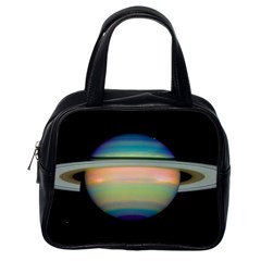 True Color Variety Of The Planet Saturn Classic Handbags (One Side)