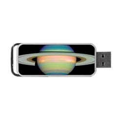 True Color Variety Of The Planet Saturn Portable Usb Flash (one Side) by Sapixe