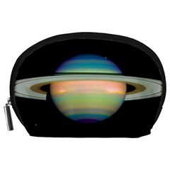 True Color Variety Of The Planet Saturn Accessory Pouches (large)  by Sapixe