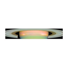 True Color Variety Of The Planet Saturn Flano Scarf (Mini)