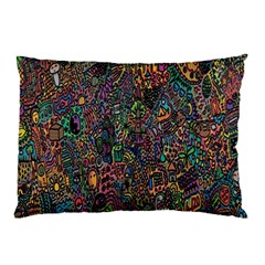 Trees Internet Multicolor Psychedelic Reddit Detailed Colors Pillow Case (two Sides)