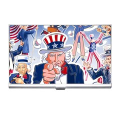 United States Of America Celebration Of Independence Day Uncle Sam Business Card Holders