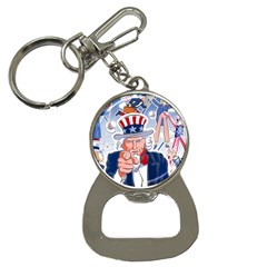 United States Of America Celebration Of Independence Day Uncle Sam Button Necklaces by Sapixe