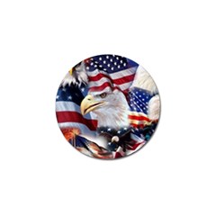 United States Of America Images Independence Day Golf Ball Marker