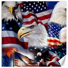 United States Of America Images Independence Day Canvas 16  X 16  