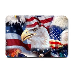 United States Of America Images Independence Day Small Doormat  by Sapixe