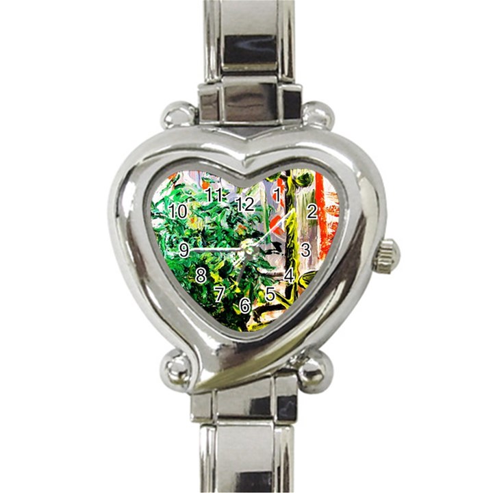 plant in the room  Heart Italian Charm Watch