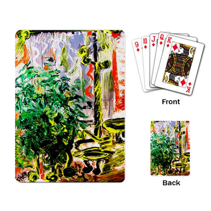 plant in the room  Playing Card