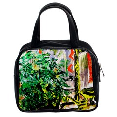 plant in the room  Classic Handbags (2 Sides)