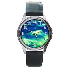 sky is the limit Round Metal Watch