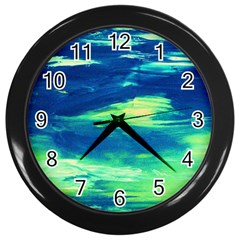 Sky Is The Limit Wall Clocks (black) by bestdesignintheworld