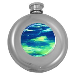 sky is the limit Round Hip Flask (5 oz)