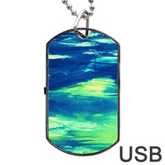 sky is the limit Dog Tag USB Flash (Two Sides)