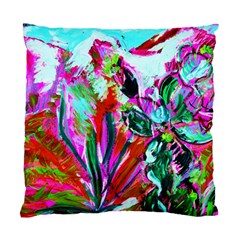 Desrt Blooming With Red Cactuses Standard Cushion Case (one Side) by bestdesignintheworld