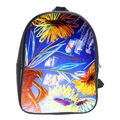 Ceramic Jur And Sunlowers School Bag (large)