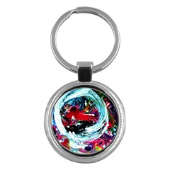 Red Aeroplane Key Chains (round) 