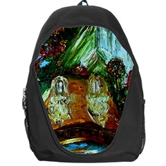 Dscf3179 - Royal Marine And Stone Lions Backpack Bag by bestdesignintheworld