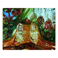 Dscf3179 - Royal Marine And Stone Lions Double Sided Flano Blanket (large)  by bestdesignintheworld