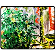 Dscf2188 -- plant in the room Fleece Blanket (Medium) 