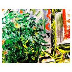 Dscf2188 -- plant in the room Double Sided Flano Blanket (Medium) 