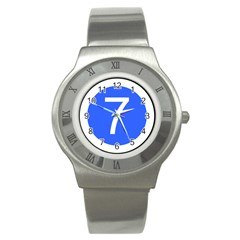 Trans–west African Coastal Highway Shield Stainless Steel Watch by abbeyz71