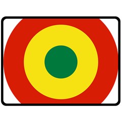 Roundel Of Bolivian Air Force Fleece Blanket (large)  by abbeyz71